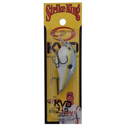 () KVD Square Bill 1.5 Fishing Lure, 590 - Sexy Shad, 3/8 oz, Unique Action - Strike King HCKVDS1.5-590