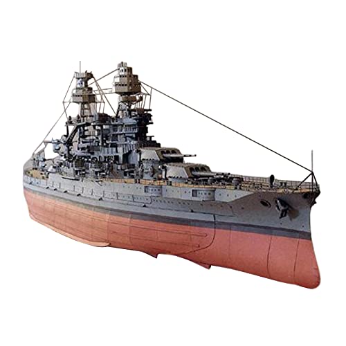 Maquette en papier 3D navire de guerre à assembler pour vos après-midis détente au salon