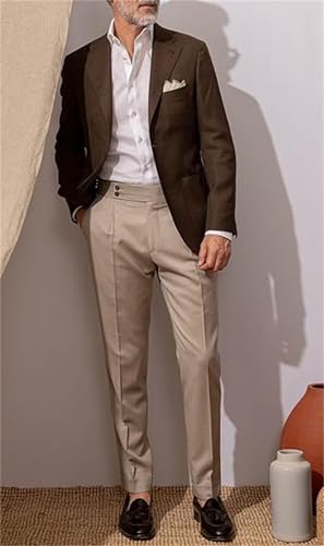 Men's Linen Suit Jacket for Men Casual Linen Blazers for Men Summer Wear Sports Coats Linen Suit Blazer for Wedding Party4