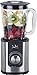 Jata BT1200 Frullatore a Bicchiere, 1200 W, 0 decibel in acciaio inox con dettagli in nero