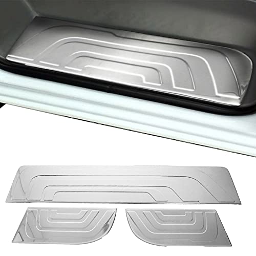 Omac Door Entry Guard Trim Fits Mb Sprinter W907 2019-2020 Stainless Steel Chrome Door Sill Scuff Protect Cover Plate Trim 3 Pcs. | Automotive Interior Accessories #TOP23