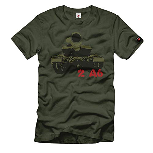 T-shirt léopard 2 A6 vert militaire taille M vêtement de l'armée allemande #366