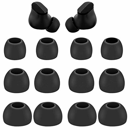 6 Pairs Replacement Silicone Ear Tips Compatible with Beats Studio Buds + / Fit Pro, S/M/L 3 Size Earbuds Eartips Flexible Rubber Gel Cover Skin Accessories for Beat Studio Buds - Silicone Black