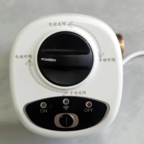 Tidevib Smart WiFi Water Valve Automatic Shut Off with Remote App Control for Alexa and for Google Assistant, 24GHz Direct Connect