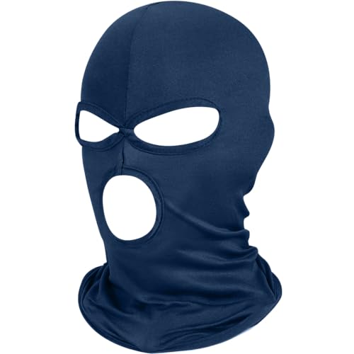 Image of Pukavt 3 Hole Balaclava Ski Mask for Men Women, Thin Full Face Mask