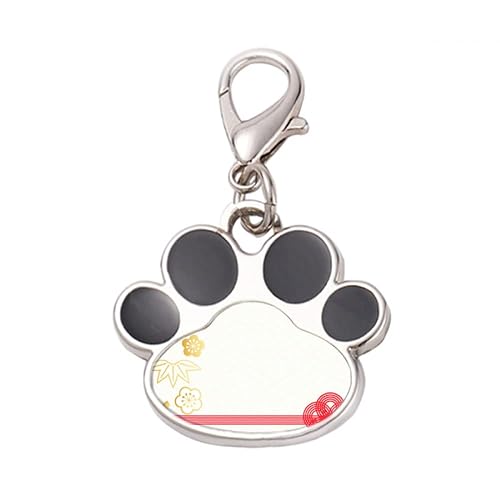 DIYthinker?en sakura geometry flowers pattern Pet Tag Keychain Dog Cat ID