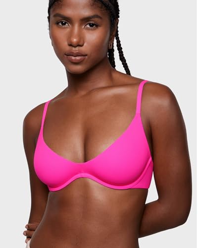 Image of INLYRIC Women's Inbarely Plus Plunge Bra - Unlined Underwire Sexy Demi Balconette Bras