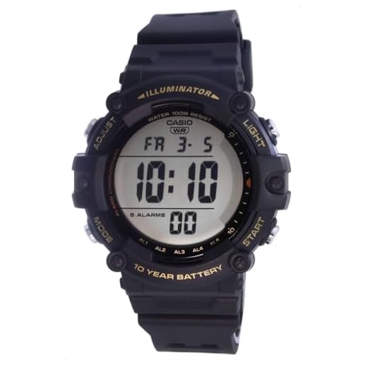 RELOGIO CASIO MASCULINO DIGITAL PRETO AE-1500WHX-1AVDF