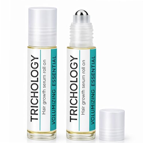 Trichology Hair Growth Serum Roll On Contains Rosemary Extract Ginger Extract Improve Hair Loss Strengthen Hair Roots and Nourish Hair (2 PCS)