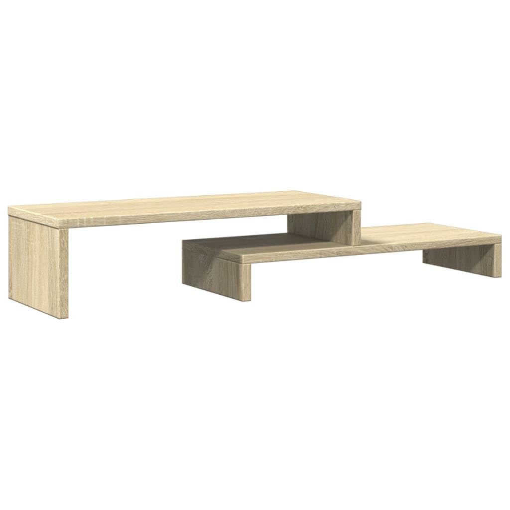 Stojak na monitor dąb Sonoma 54 x 22 x 15 cm – ergonomiczne podwyższenie biurka do monitora PC