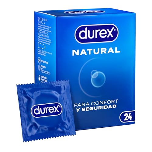 Durex Preservativos Natural, Para Confort Y Seguridad, 24 Condones