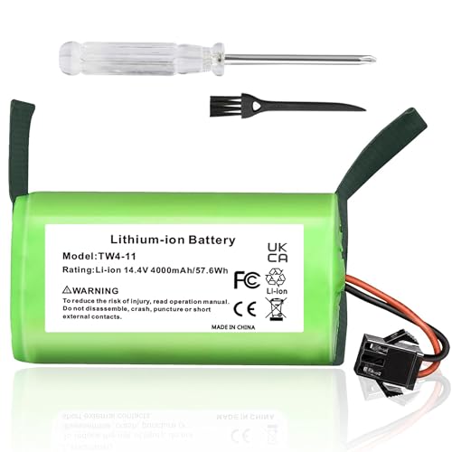 REACELL Replacement Battery for Eufy RoboVac 11 11S 14.4V 4000mAh Li-ion Rechargeable Battery Compatible for Eufy RoboVac 11C 12 15C MAX 15T 25C G30 G40 30C 35C G20 Ecovacs Deebot N79 N79S DN622