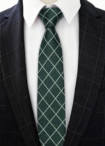 Image of Barry.Wang Men 6PCS Tie Silk Gift Necktie Clip Woven Tie Sets Party | Men Tie Classic Silk Gift Necktie With Tie Clip Jacquard Woven Neck Ties 6PCS Formal Wedding