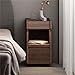 WANGXUEXINDIAN Szafka narożna Ultra-wąska szafka nocna Sypialnia Mała nowoczesna minimalistyczna szafka do przechowywania Stolik nocny Wolnostojąca szafka narożna (Kolor: Brązowy, Rozmiar: 56x30x43c
