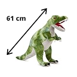 Zappi Co Children's Realistic Lifelike Large Plush Toy - Soft & Cuddly Stuffed Animal for Boys, girls, Kids (49cm Length) (T-rex (Green)) - Image 8