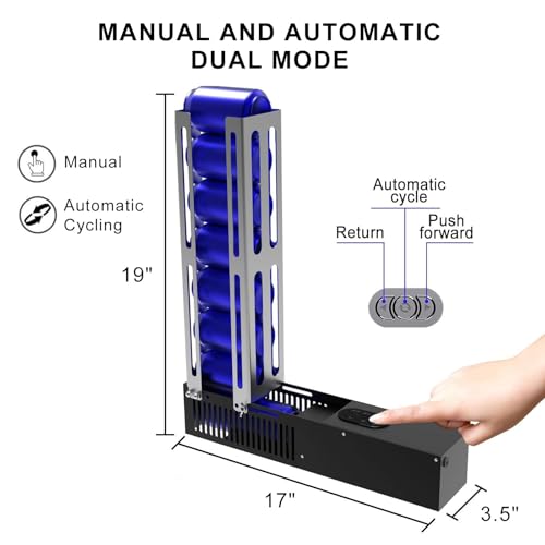 vnmudzeo 6-16 Oz Automatischer Dosenzerkleinerer Mit Doppelmodi, Verstellbare Halterung, Elektrische Maschine Zum Zerkleinern Von Plastikwasserflaschen 7 vnmudzeo 6-16 Oz Automatischer Dosenzerkleinerer Mit Doppelmodi, Verstellbare Halterung, Elektrische Maschine Zum Zerkleinern Von Plastikwasserflaschen