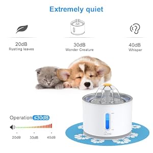 Wonder Creature Cat Water Fountain Stainless Steel Lid 81oz/2.4L-3 Filters — photo 6 of 6