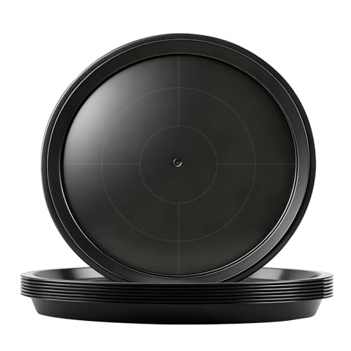 YiJiuBa Onderzetters, bloempot, rond, diameter 30 cm, onderzetter, planten, onderschotel, bloempot, plantenpot, onderzetter voor binnen- en buitenplanten (2,7 cm hoog)