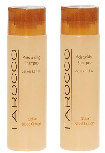 Tarocco Moisturizing Shampoo 253ml/8.6 fl oz x 2 with Sicilian Blood Oranges by Baronessa Cali