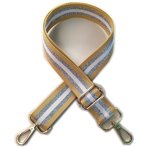 NIUSAIFEI Striped Purse Strap Replacement Crossbody Handbag Stripe Wide Adjustable 51