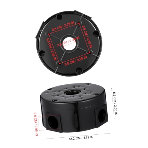 Caja de conexiones CCTV resistente intemperie para almacenamiento de cables 2