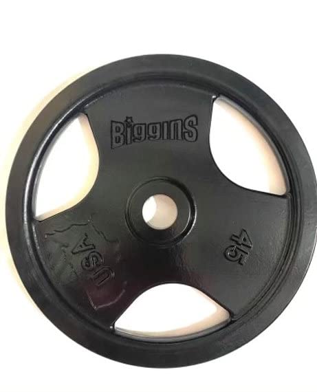 Biggins-20-Machined-Cast-Iron-45Lb-Olympic-Weight-Plate-Pair