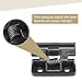 Sephile 1 PC Center Console Lid Latch, Car Central Armrest Box Buckle Replacement Part 5890812080, Glove Box Storage Box Latch Accessories, Compatible with 4Runner (Black)