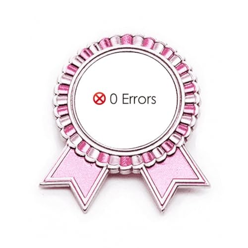 Broche programmeur rose médaille de prix en métal insigne pour développeur informatique