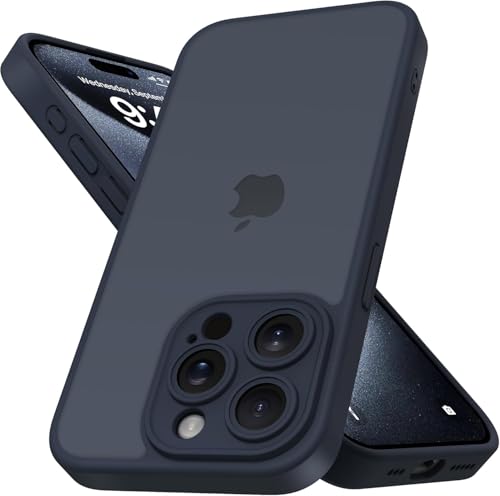 Mootobo for iPhone 15 Pro Case 6.1-Inch, Matte Shockproof Bumper Phone Cover