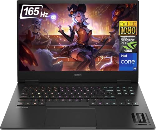 Laptops, Personal Computer HP Laptop OMEN 16.1' 165Hz Full HD Intel Core i9 13900H NVIDIA GeForce RTX 4060 16GB RAM 1TB SSD 16-wf0083dx