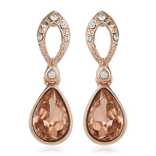 See full amazon price history chart for Estele 24Kt Gold Plated Pear shape drop Earrings with Fancy Topaz Austrian Crystals for Women and Girls Estele 24Kt Gold Plated Pear shape drop Earrings with Fancy Topaz Austrian Crystals for Women and Girls (B08CPY2Y35) Amazon Price History, Amazon Price Tracker