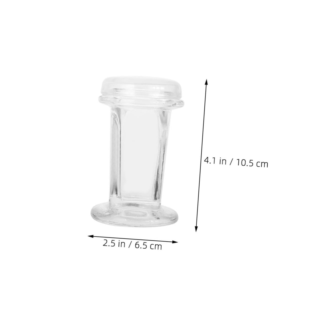Ipetboom Frasco de Tinción de Vidrio Tapa Capacidad para 5 Portaobjetos 3 Piezas de 60 Ml Adecuado para Laboratorios Clínicos y Procedimientos de Tinción