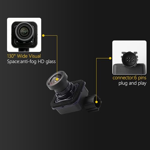 Image of Dasbecan Rear View Backup Camera Compatible with Chrysler Pacifica 2017-23 | Park Assist Replaces# 68227397AH 68227397AE 68227397AG