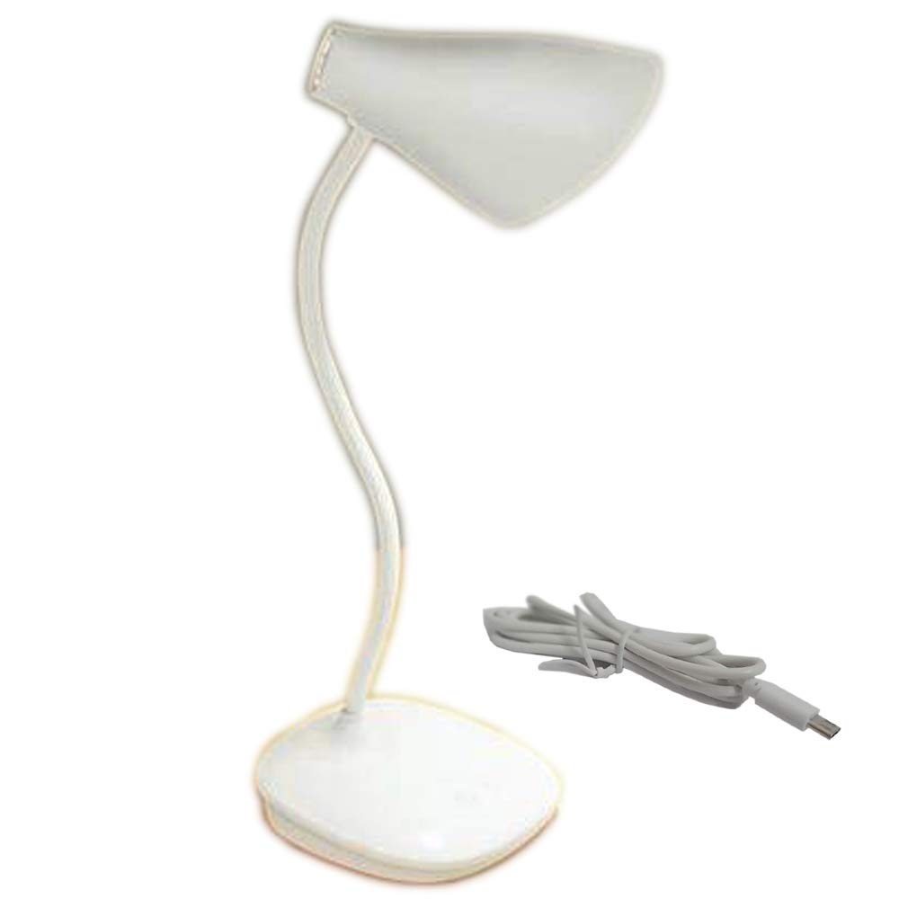 Rechargeable LED Plastic Touch Switch Table Lamp Plastic Table Lamp Study Lamp-image-4