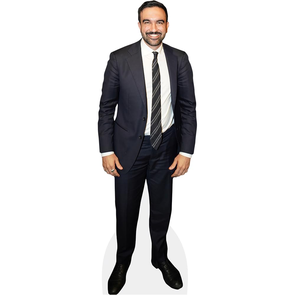 Celebrity Cutouts Mini Size Cutout Zohran Mamdani (Suit)