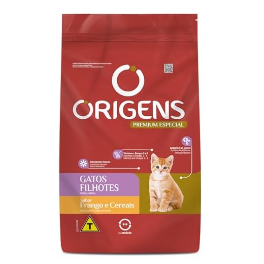 Ração Origens para Gatos Filhotes sabor Frango - 1kg