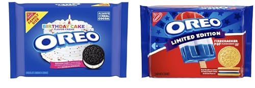 Oreo Sandwich Cookies Variety Set - 2 packs (Birthday Cake