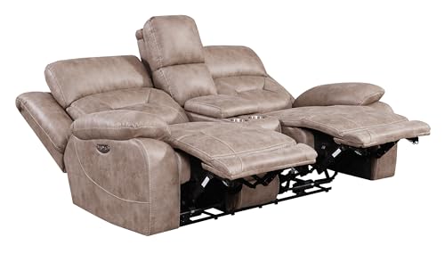 Sofá Loveseat Plegable Tela Sand miniatura 4