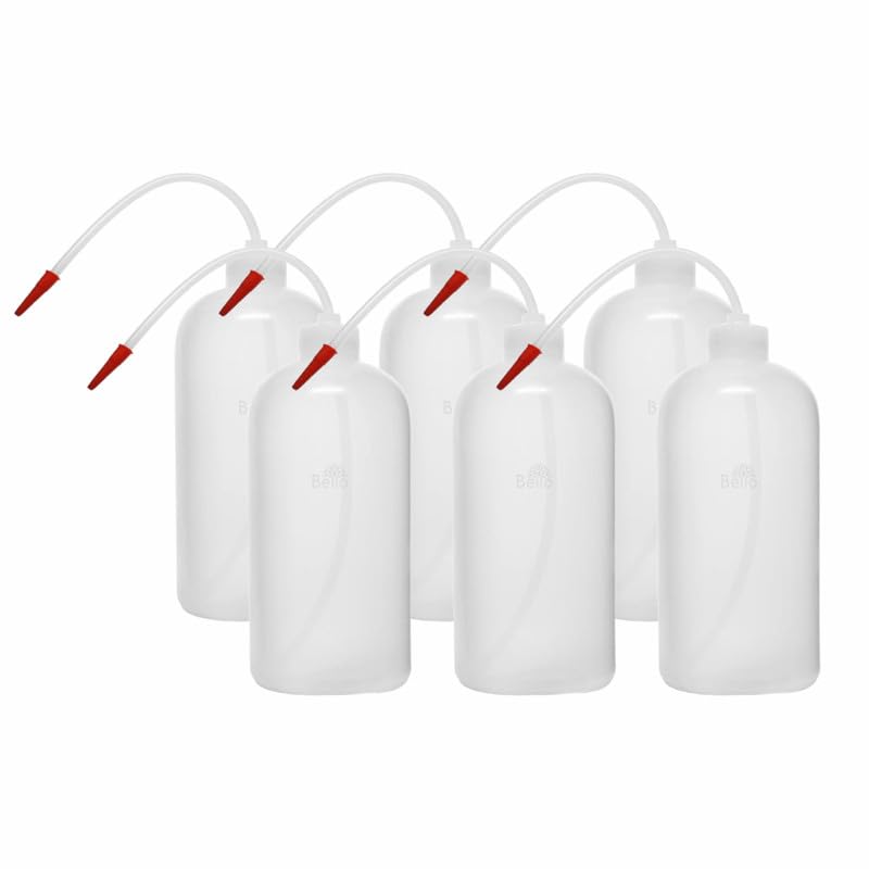 Bello Polypropylene Wash Bottle, 250ml-6 Screw Cap with Flexible Tube for Dispensing Liquid -for lab laboratories scientific Chemistry-image-21