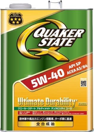 QUAKER STATE NG[J[ Xe[g Ultimate Durability AeBbg freB [ S 5W40 4L [sAi]