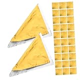 Ciieeo 300 hojas cuadradas de papel de aluminio para de chocolate, dulces, galletas, embalaje fácil de cortar y limpiar para decoraciones de Navidad, bodas y fiestas