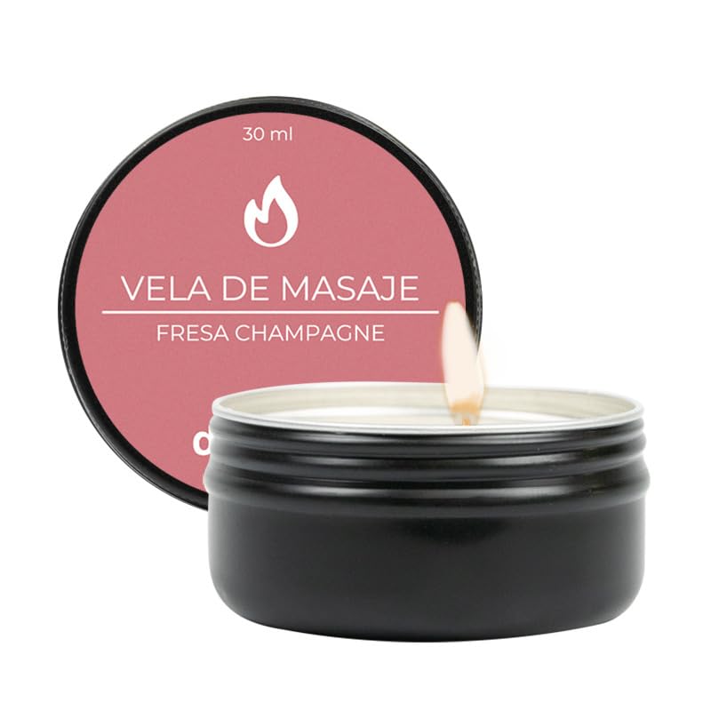 Diversual Vela de Masaje Aromática 30 ml (Fresa y Champagne)