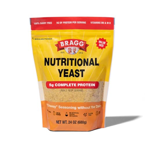 Bragg Premium Nutritional Yeast Seasoning - Vegan, Gluten Free –