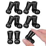 Bottes de père noël pour poupées : placez-les sur la maison de poupée pour des détails plus réalistes, vous donnent une impression visuelle différente, décoration de noël