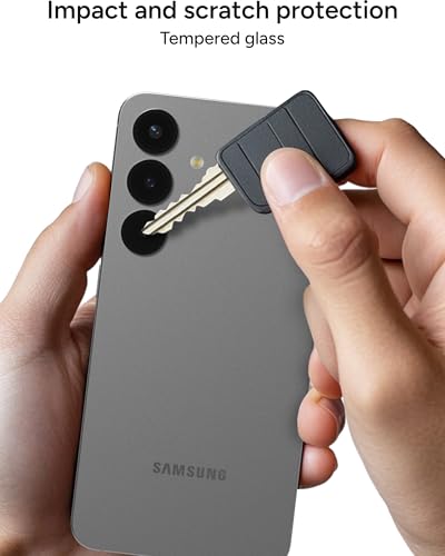 Image of ZAGG Glass Elite Anti-Reflective Samsung Galaxy S25 Camera Lens Protector - Anti-Glare Technology, Maximum Impact & Scratch Resistance, Smudge-Free Surface, Recycled Materials