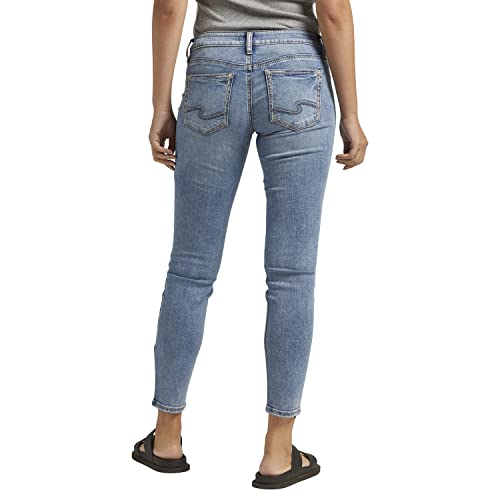 Silver Jeans Co. Women's Britt Low Rise Curvy Fit Skinny Jeans-Legacy3