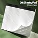 AILZFEI 3er-Pack Legal Pads 28 x 24,1 cm College-liniert weißes Papier Notizblock schmal liniert 30 Blatt Notizblöcke perforiert Schreibblock klarer Druck horizontale Papierblöcke