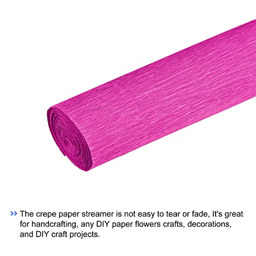 Meccanixity Crepe Paper Rolls 7.5Ft Long 20 Inch Wide For Various Large Hanging Party Backdrop Diy Decoration, Diy Supplies, Fuchsia Pack Of 2 #TOP2