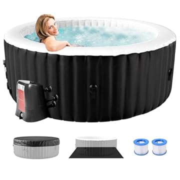 round inflatable hot tub