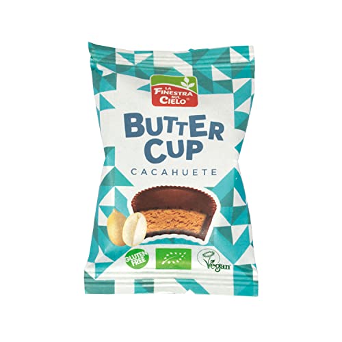 La Finestra sul Cielo Cacahuete Butter Cup vegano sin Gluten, 25g (Bio)